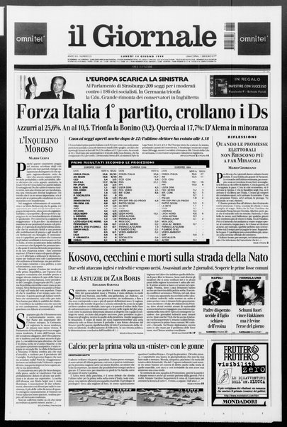 Il giornale del lunedi